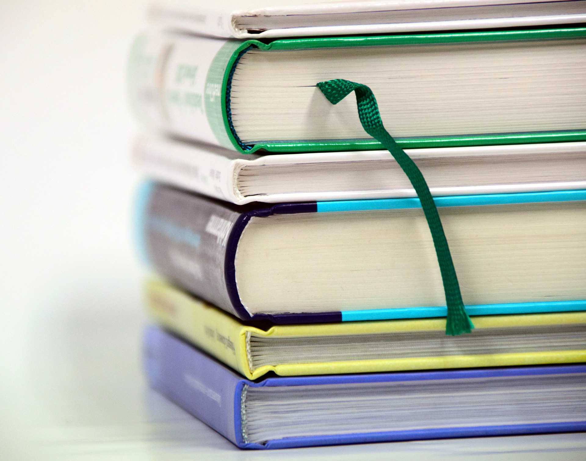 a stack of books